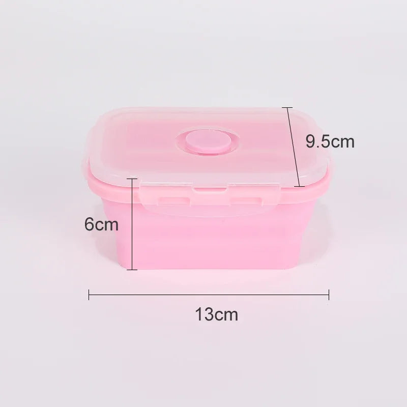HookUpCo. Stackable Silicone Lunch Box Set