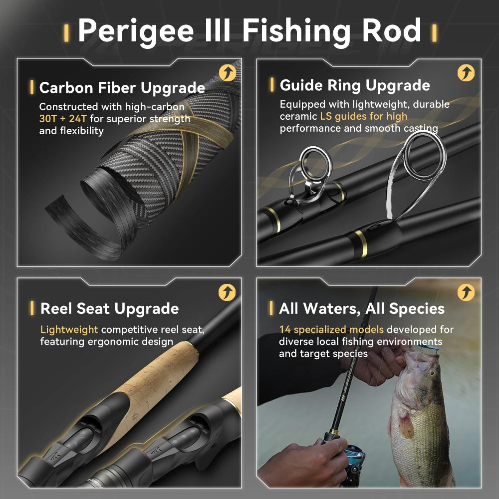 HookUpCo. KastKing Perigee III Fishing Rod - HookUpCo.