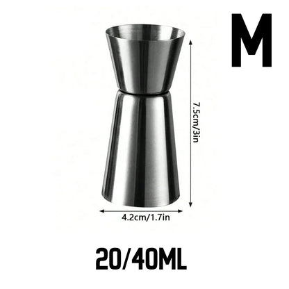 Stainless Steel Dual Shot Cocktail Shaker Tool