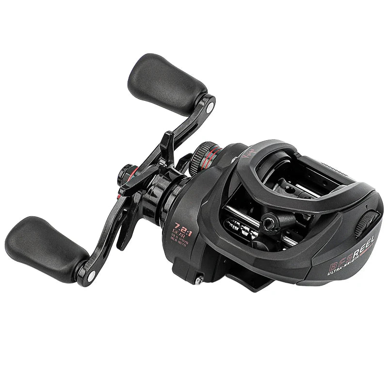 Saltwater Ultralight Baitcaster Reel - 7.2 Gear Ratio 6+1BB