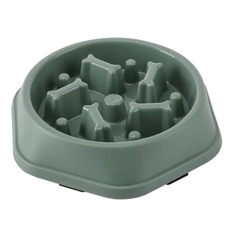 HookUpCo. Non-Slip Slow Feed Bowl for Healthy Pets