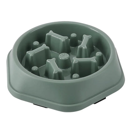 HookUpCo. Non-Slip Slow Feed Bowl for Healthy Pets