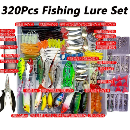 HookUpCo. Premium Fishing Lure Kit with Box - HookUpCo.