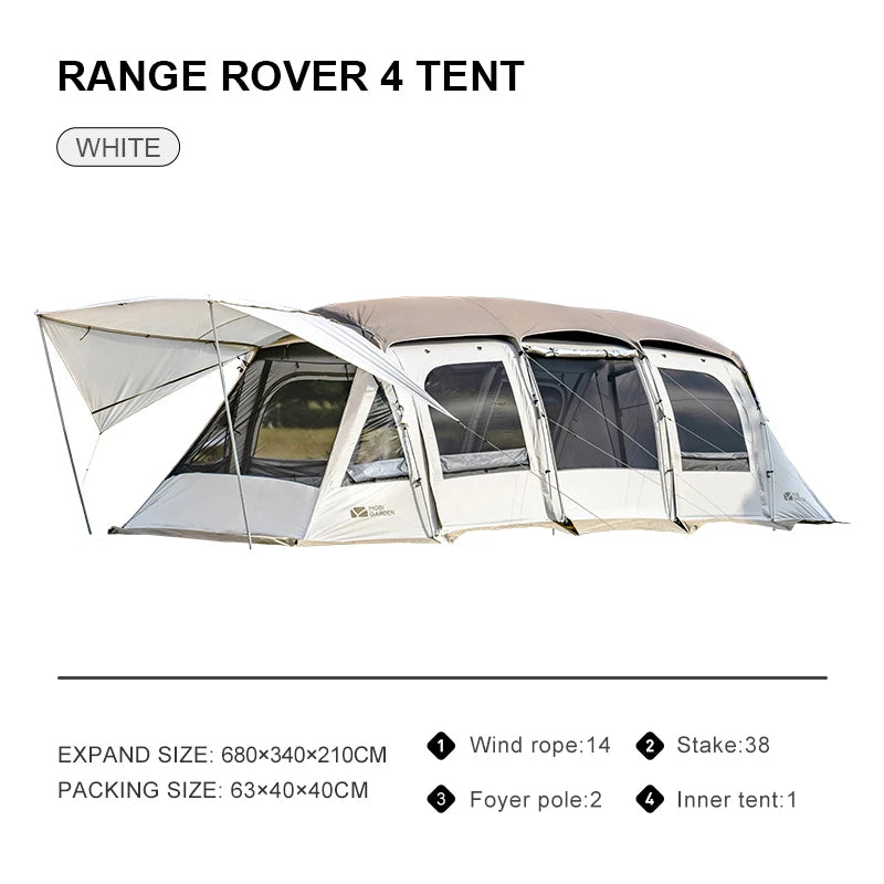 HookUpCo. Large Camping Tent with Extra Living Space - HookUpCo.