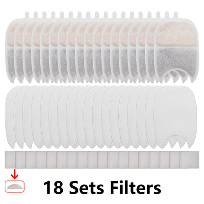 HookUpCo. Easy-Clean Cat Water Fountain Filters