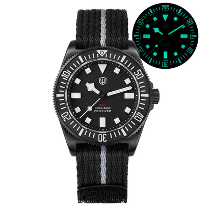 HookUpCo. Titanium Dive Watch 200M