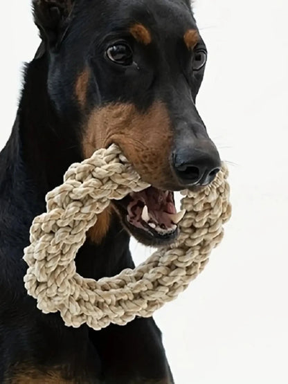 HookUpCo. Durable Dog Rope Toy for Chewing