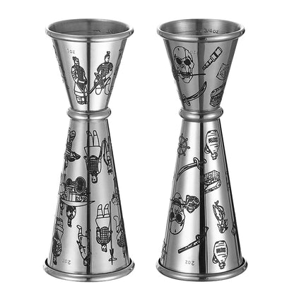 Japanese Stainless Steel Jigger 1oz/2oz