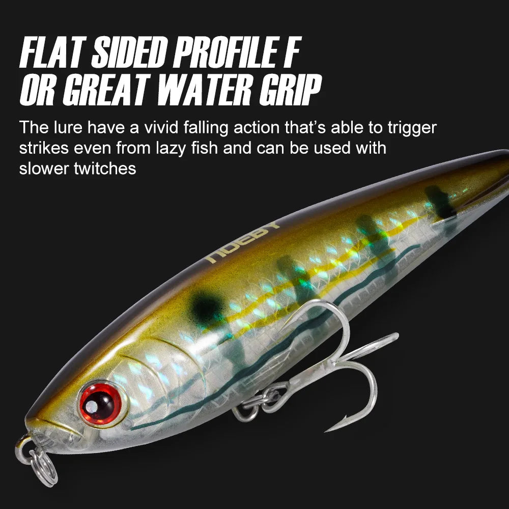 HookUpCo. 95mm Sinking Stickbait Fishing Lure - HookUpCo.