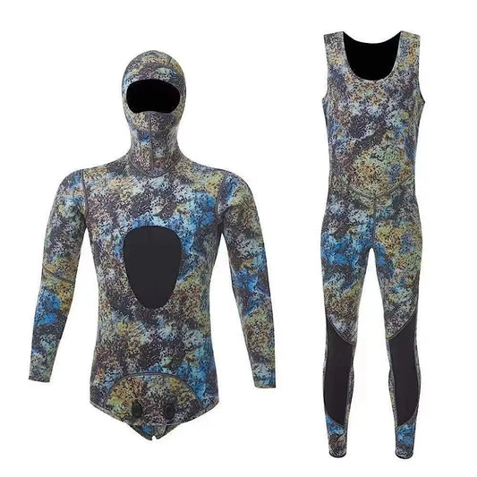 3mm Camouflage Wetsuit for Spearfishing and Diving