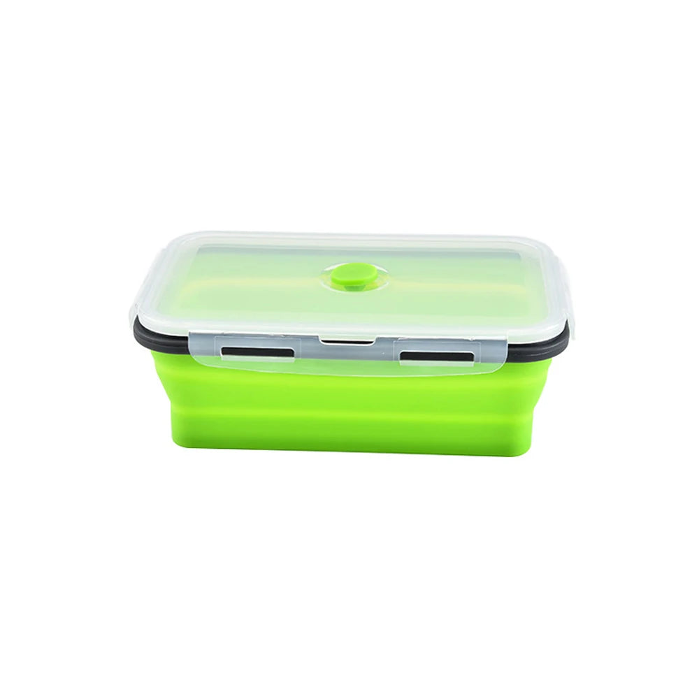 HookUpCo. Portable Silicone Folding Lunch Box