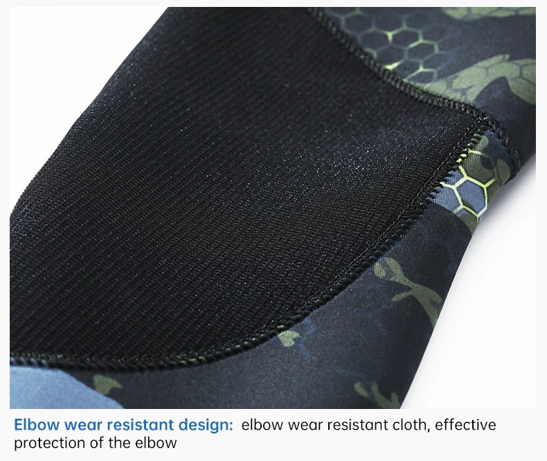 HookUpCo. Hooded Camouflage Wetsuit for Spearfishing 5MM/7MM