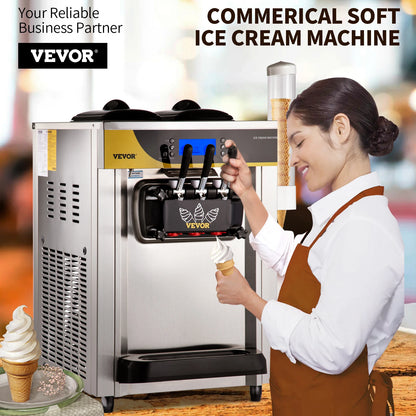 HookUpCo. Tricolor Soft Serve Machine