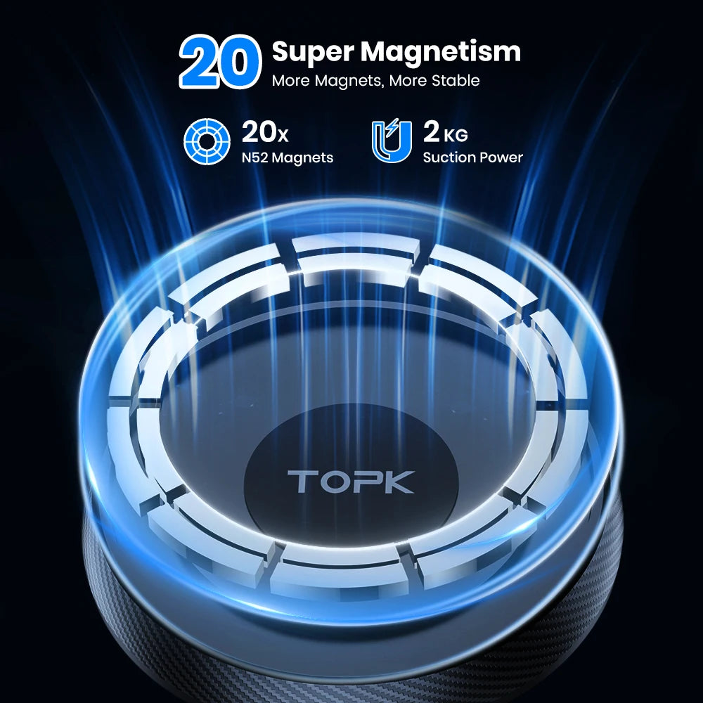 HookUpCo Magnetic Car Phone Stand