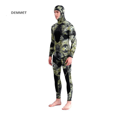 Camouflage Cold Water Diving Spearfishing Neoprene Wetsuit for