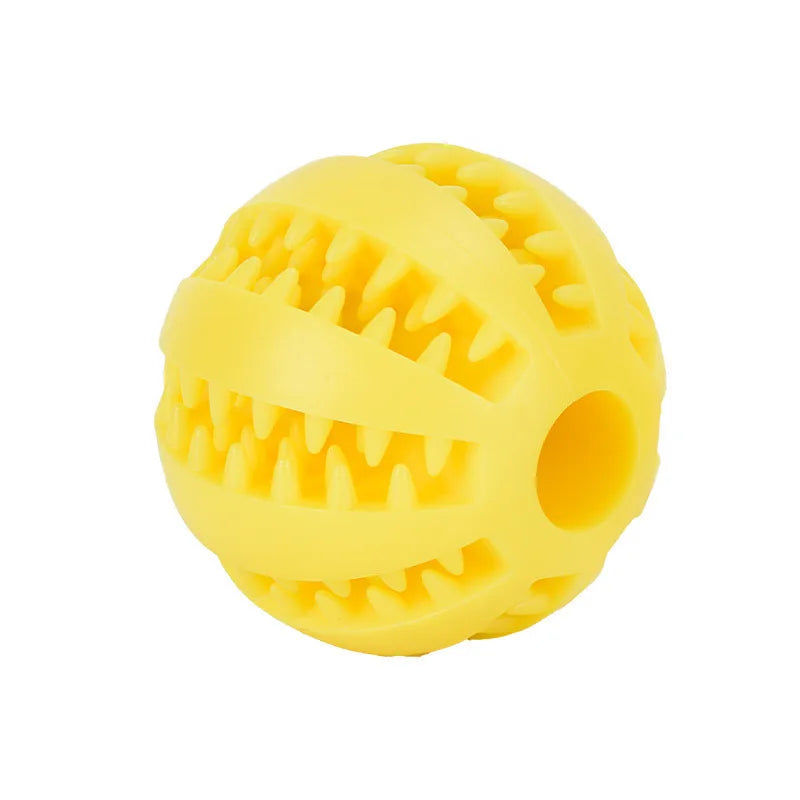 Interactive Rubber Pet Balls for Chewing and Dental Care