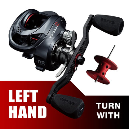 HookUpCo. Salminus Baitcasting Reel, 12KG Drag - HookUpCo.