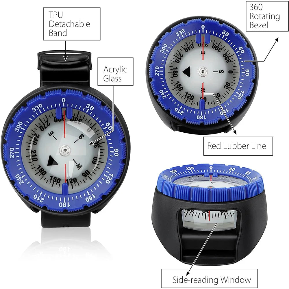 HookUpCo. Waterproof Diving Compass