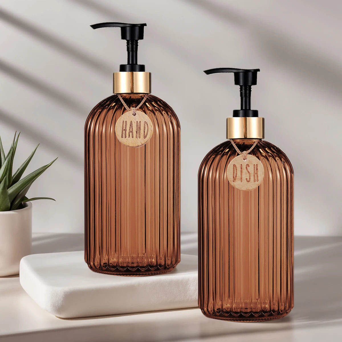 Elegant Reusable Soap Dispenser for Home Use
