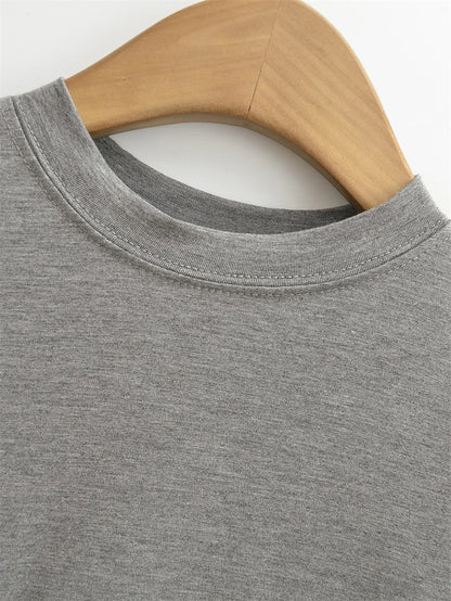 Stylish Slim Fit Casual T-Shirt for Women - Trendy Solid Color