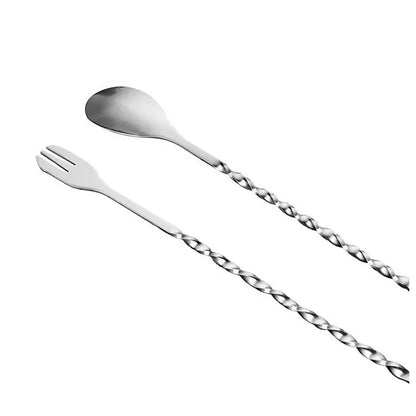 HookUpCo. Stainless Steel Cocktail Shaker Set