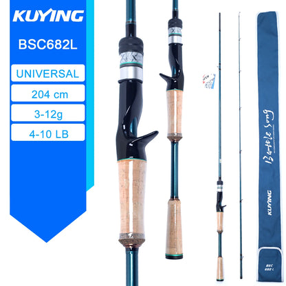 HookUpCo. Carbon Spinning Fishing Rods 6'3"-6'10" - HookUpCo.
