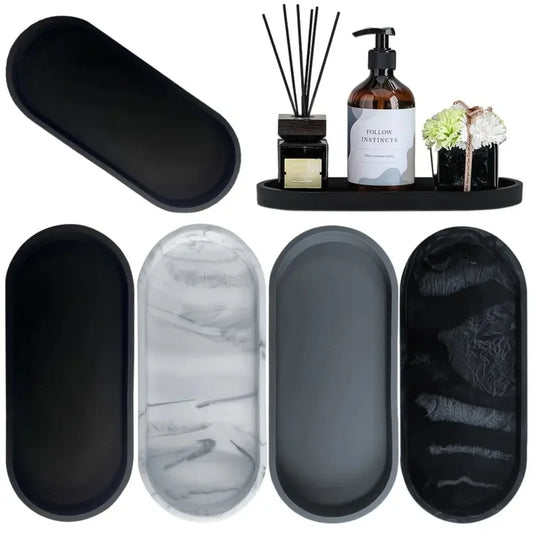 Silicone Tray for Organized Bathroom Essentials