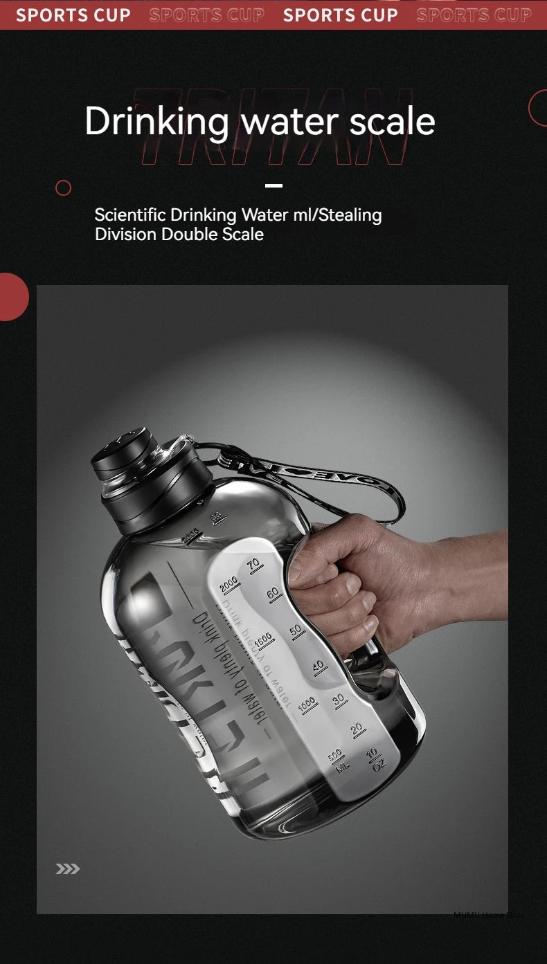HookUpCo. Large Capacity Sports Water Bottle - HookUpCo.