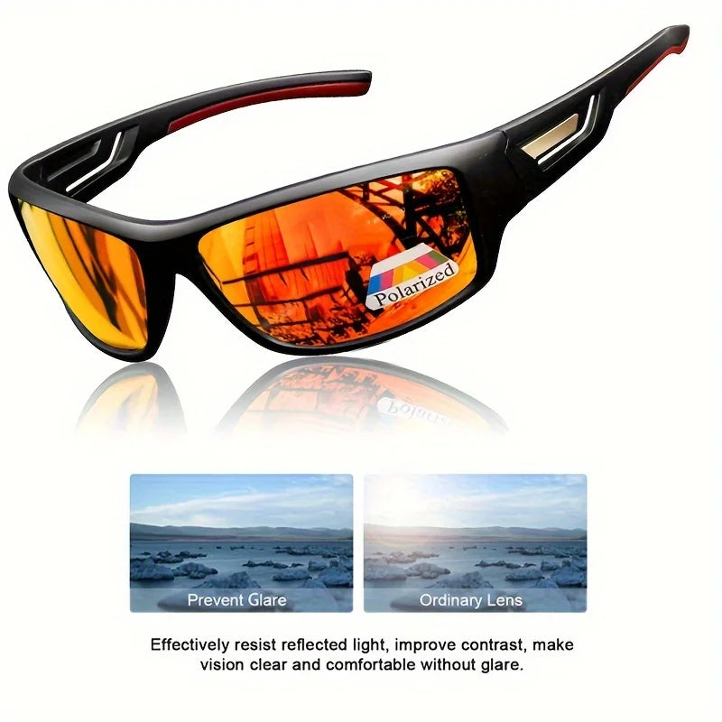 Polarized Camouflage Sunglasses with UV Protection Lenses