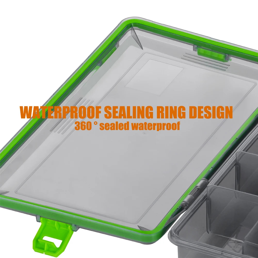 HookUpCo. Waterproof Fishing Tackle Storage Box - HookUpCo.