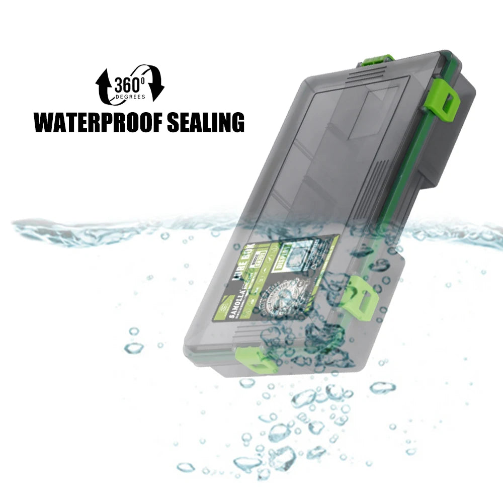 HookUpCo. Waterproof Fishing Tackle Storage Box - HookUpCo.