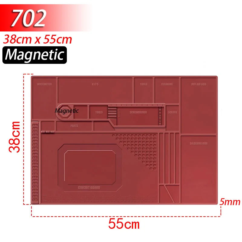 HookUpCo. Heat-Resistant Silicone Soldering Mat