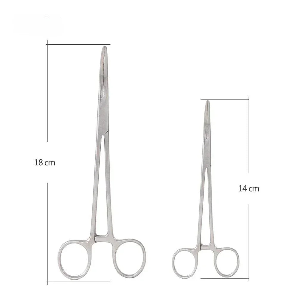 Curved Tip Stainless Steel Hook Remover Pliers for Precision