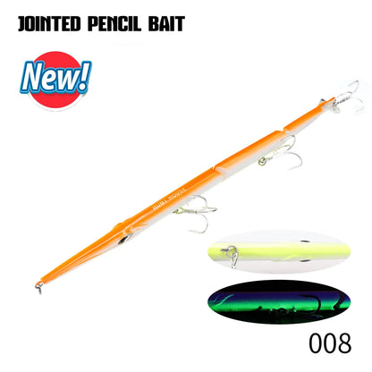 HookUpCo. Jointed Pencil Fishing Lure for Seabass - HookUpCo.