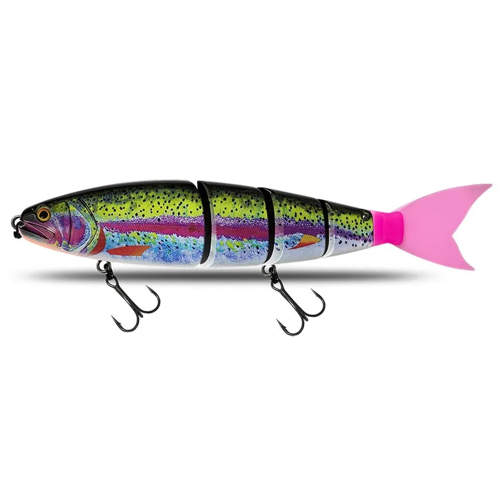 Jointed Floating Swimbait Lure for Big Bass and Catfish