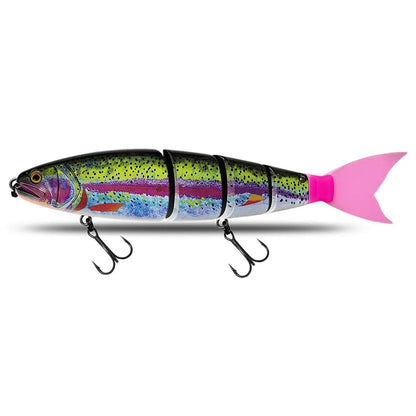 Jointed Floating Swimbait Lure for Big Bass and Catfish