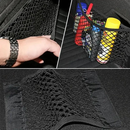 Universal Car Mesh Storage Net for Organized Trunk Space