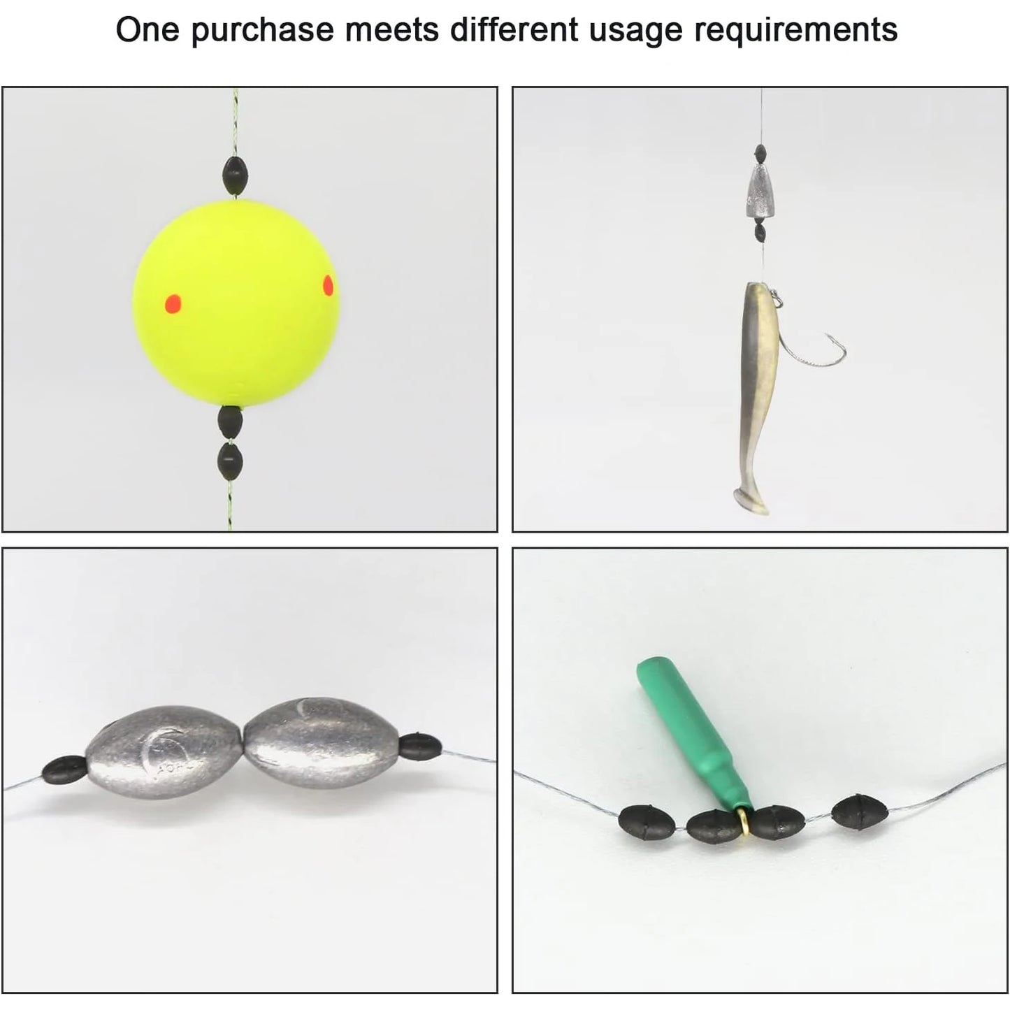 HookUpCo. 60-Piece Fishing Bobber Set - HookUpCo.