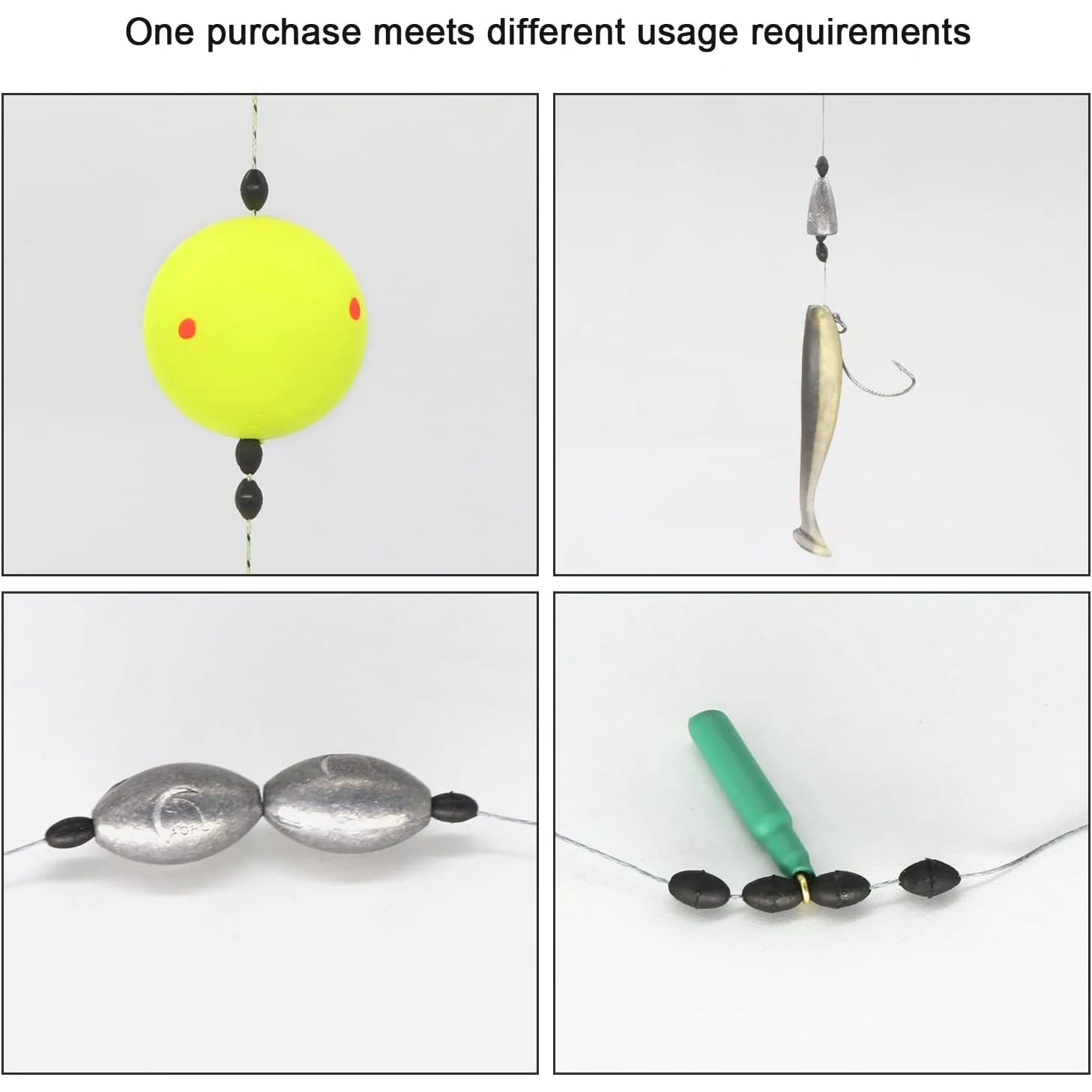HookUpCo. 60-Piece Fishing Bobber Set - HookUpCo.
