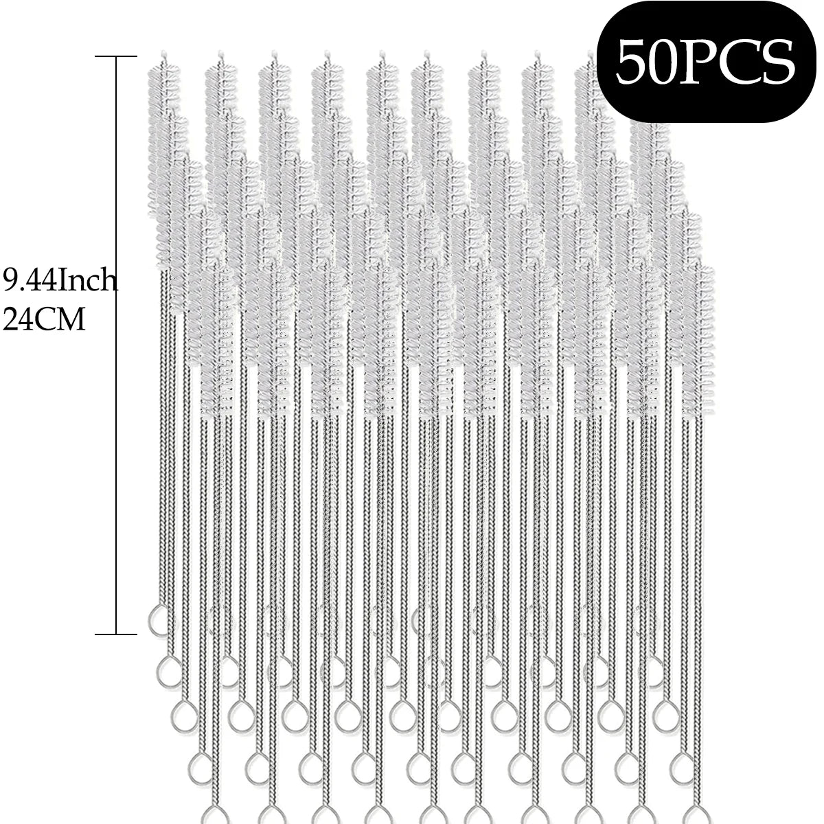 HookUpCo. Extra Long Straw Cleaner Brush Kit