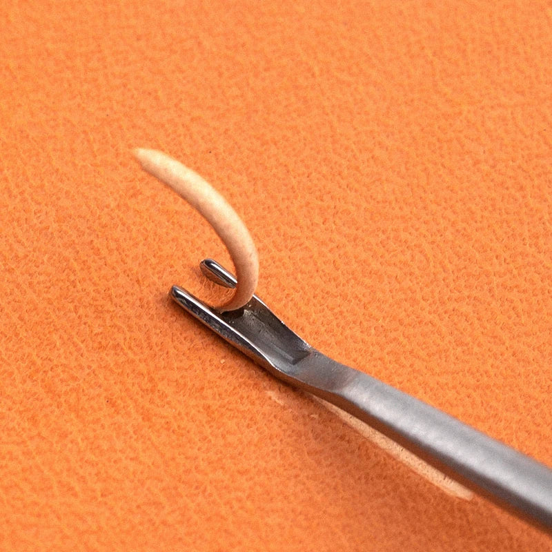 HookUpCo. Leather Groover Tool for Precise Edge Finishing