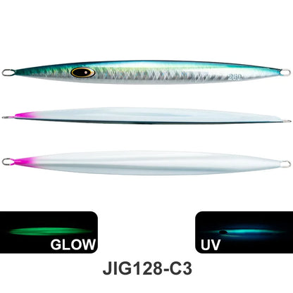 HookUpCo. Luminous Metal Plate Fishing Lure - HookUpCo.