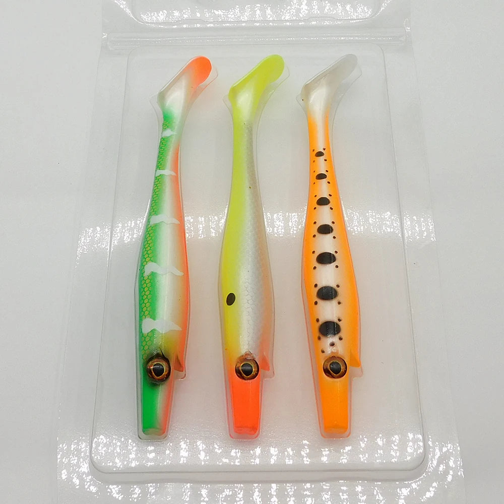 HookUpCo. Hog Shad Soft Lures for Pike Fishing - HookUpCo.