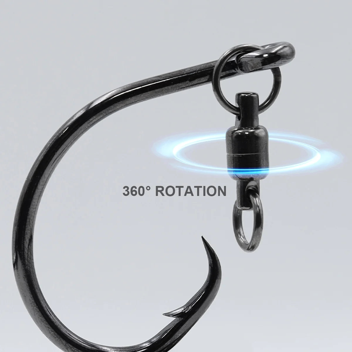 HookUpCo. Anti-Tangle Circle Hooks with Swivel - HookUpCo.