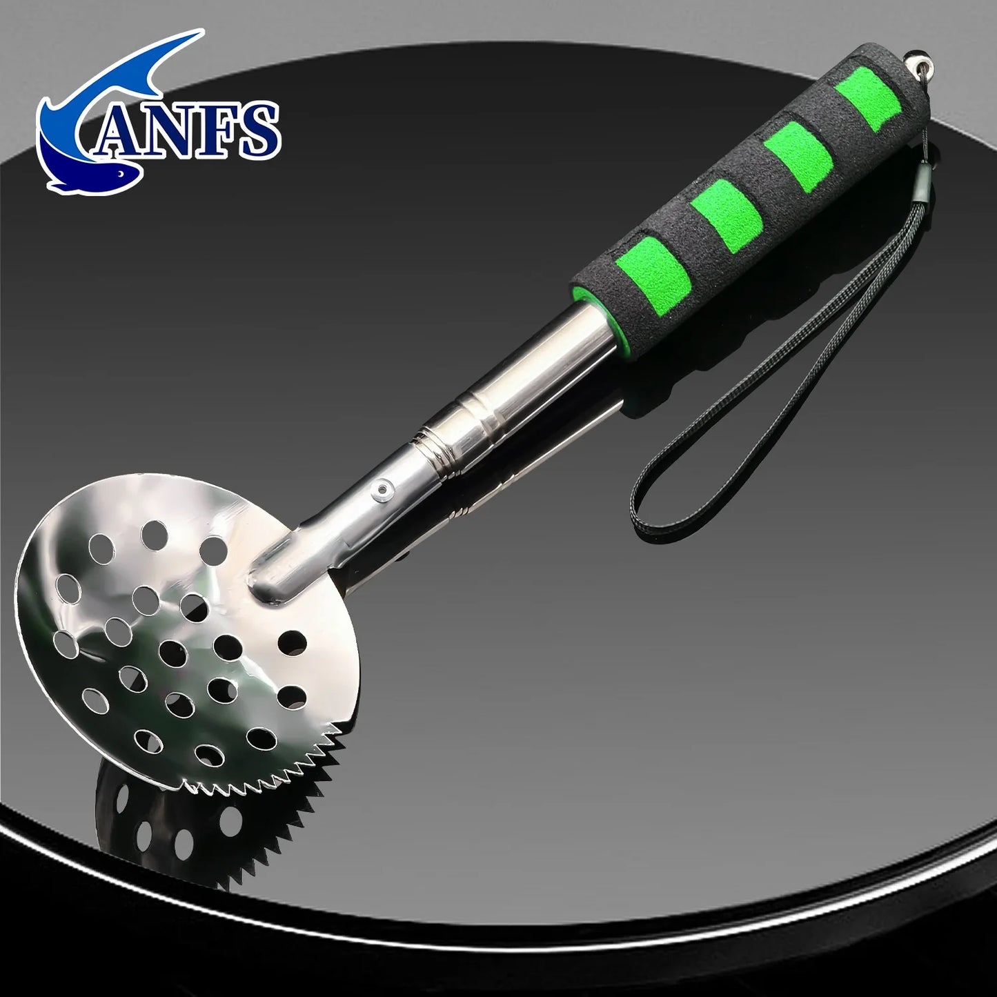 Retractable Ice Fishing Skimmer with Long Handle