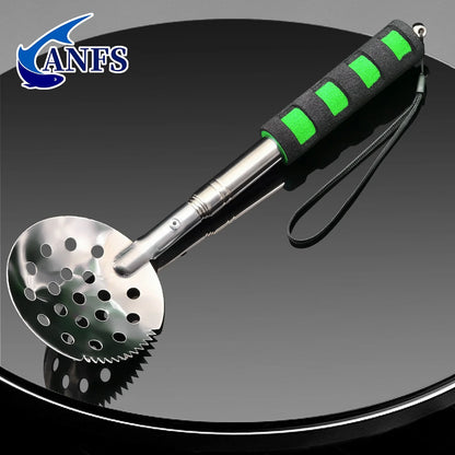 Retractable Ice Fishing Skimmer with Long Handle
