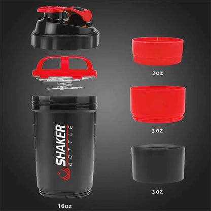 Layered Protein Shaker Bottle 500ml