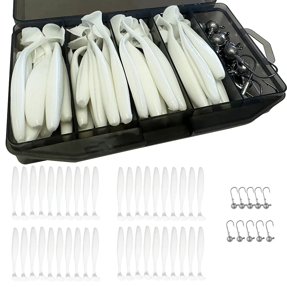 HookUpCo. 50PCS Metal Jig Bait Fishing Lure Kit - HookUpCo.