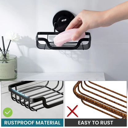 Draining Soap Dish with Suction