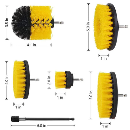Power Scrubber Brush Set for Cars